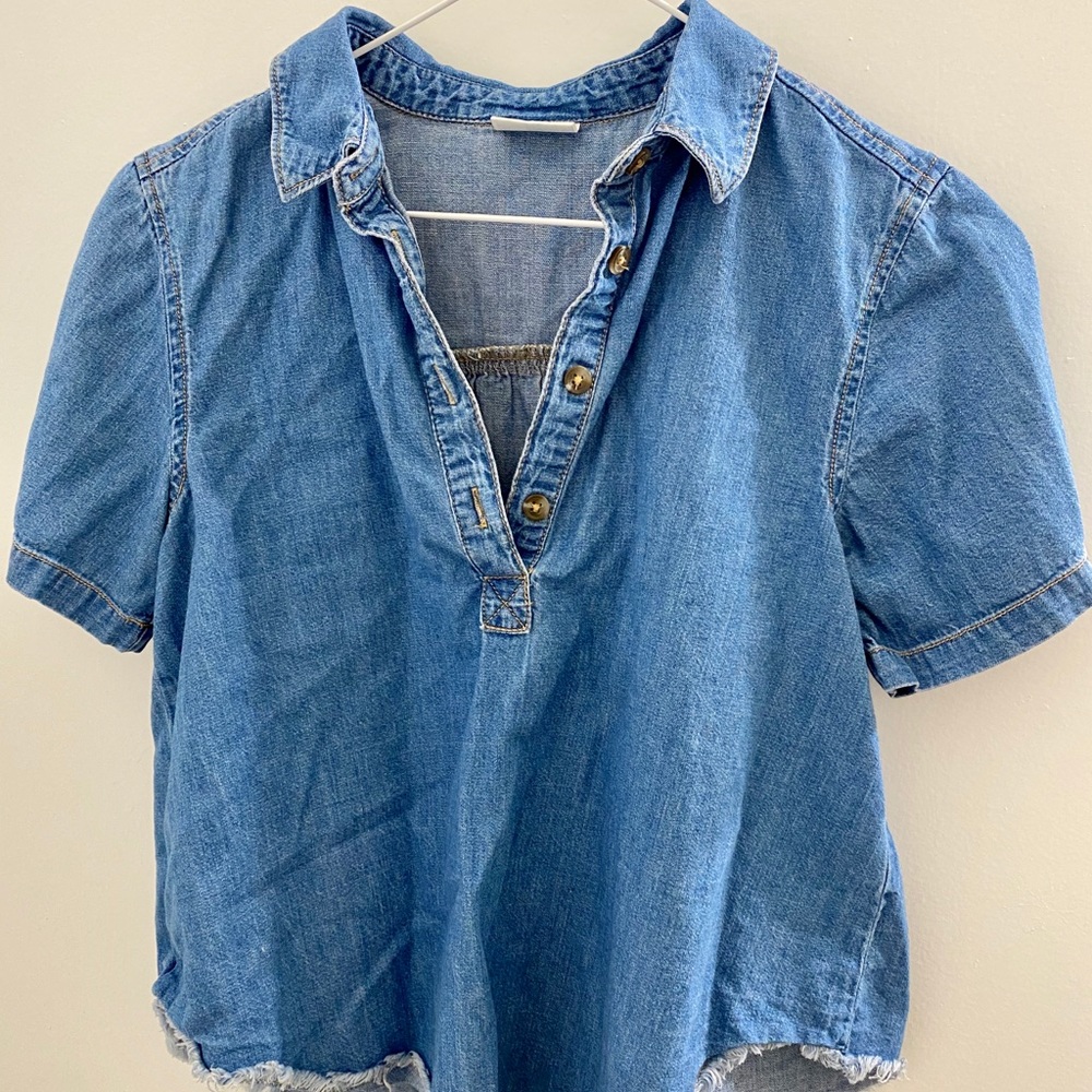 Denim t shirt